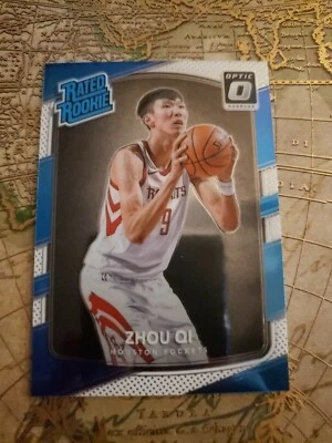 2017-18 Zhou Qi Optic Rated Rookie Card - Image 1 of 2
