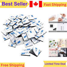 60 pcs Square Double Sided Foam Tape Strong Sticky Pad Mounting Adhesive Tape