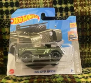 Hot Wheels Land Rover Series 2 Green Baja Blazers 10/10 242/250 2023 Track Stars - Picture 1 of 4