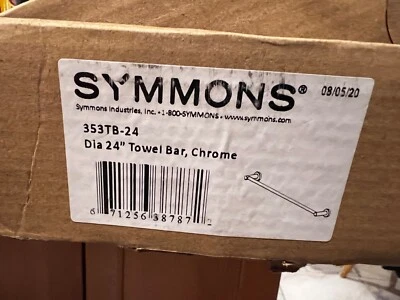 Toallero cromado Symmons Dia 353TB-24 24" Foto 1 de 3