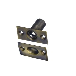 Deltana BC218U5 Antique Brass Adjustable Ball Latch Catch and strike Solid Brass - Picture 1 of 1
