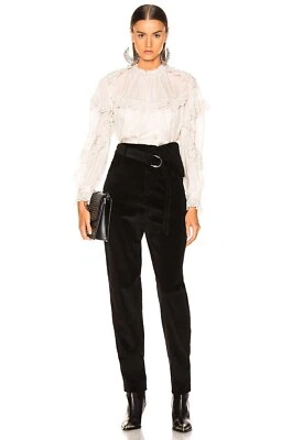 Pantalones de pana IRO de lujo para mujer terciopelo Spiritus talla 40 hechos en Bulgaria Foto 1 de 4