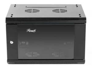 Rosewill 6U Server Rack Enclosure with Glass Door, Locks, & Removable Side Panel - Picture 1 of 12