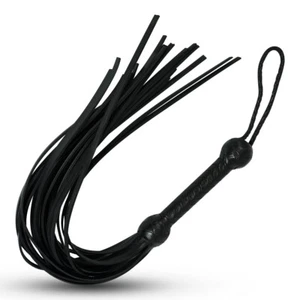 aw-4016 Flogger Schwarzen leder 24 Riemen, BDSM Flogger mit stabielen Riemen - Bild 1 von 3