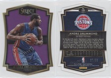 2015-16 Panini Select Premier Level Die-Cut Purple Prizm /99 Andre Drummond #131