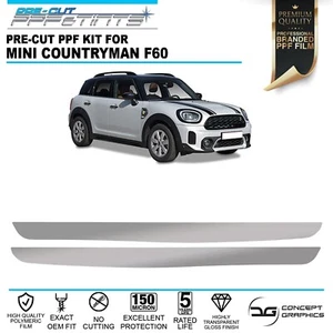Side Sill Skirts Stone Guard Paint Protection Film Kit For Mini Countryman F60 - Picture 1 of 3