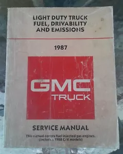 1987 GMC Truck Service Manual - Picture 1 of 4