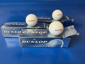Dunlop Double Titanium Distance Golf Balls / 3 Sets of 3 - 9 Balls Total - New - Picture 1 of 6