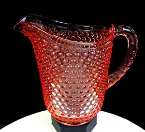 Imperial Glas seltener früher amerikanischer Schuhnagel Rose Marie Pink 55 Unzen Krug 1930er - Bild 1 von 18