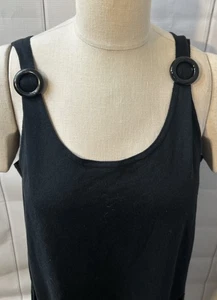 Le Cove black sleeveless dress with side pockets black M - Picture 1 of 8