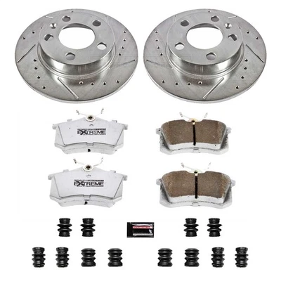 Kit de frenos de disco Powerstop K847-26 para 98-10 Volkswagen Beetle Golf Jetta Foto 1 de 4