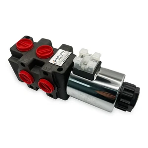 Hydraulic Solenoid Diverter Valve 12V DC 6 ports selector 24 GPM 3600 PSI SAE 8 - Picture 1 of 6