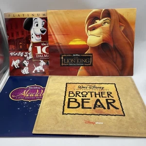 Lot of 4 Disney/Pixar Lithographs, Aladdin, Lion King, Brother Bear, Dalmatians - Picture 1 of 23