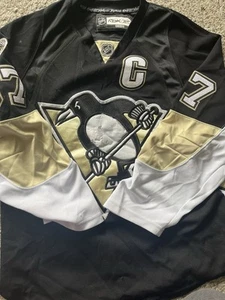 Pittsburgh Penguins #87 Sidney Crosby Reebok CCM NHL Jersey Men Sz 54 w/ Strap - Picture 1 of 6