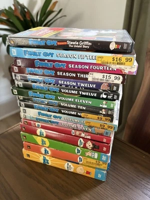 Family Guy DVD Lot - 17 Collection Seasons & Volumes  - Animated Comedy Series - Image 1 of 3