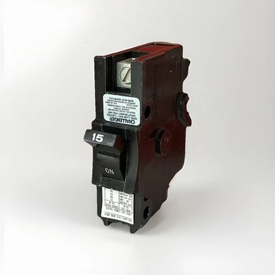 Federal Pacific NA 15 STAB-LOK 1 Pole 15 Amps Circuit Breaker BLACK Handle NEW!