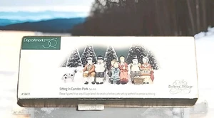 Department 56 Dickens' Village Series #58411 Seduto a Camden Park 1998 - Foto 1 di 6