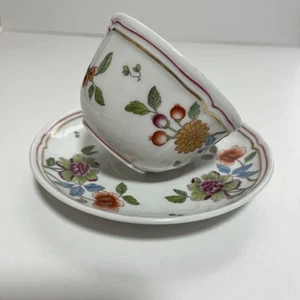 Richard Ginori Grande Duchesse Tasse und Untertasse Set Porzellan Unisex 9,5 cm - Bild 1 von 8