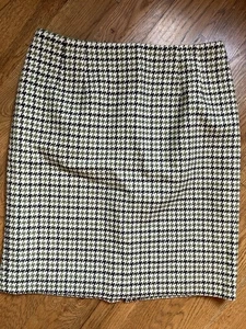 TALBOTS GRÜN KARIERT GEFÜTTERTER WOLLROCK DAMENGRÖSSE 10 PETITE PENCIL - Bild 1 von 12