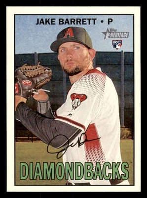 2016 Topps Heritage Jake Barrett #636 RC Arizona Diamondbacks - Image 1 of 2