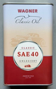 Motoröl - " SAE 40 " -  1 Liter - Unlegiertes Einbereichsöl - Oldtimer - Bild 1 von 2