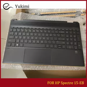 FOR HP Spectre 15-EB C Shell Cover Upper Palmrest Keyboard Touch Backlit - Picture 1 of 6