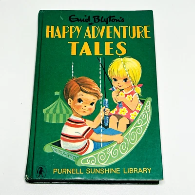 Happy Adventure Tales by Enid Blyton Purnell Sunshine Library Book Vintage 1971 - image 1 of 4