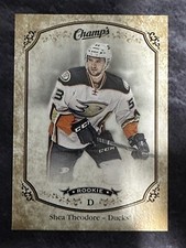 2015-16 Upper Deck Champ's Gold Rookie 257 Shea Theodore Anaheim Ducks