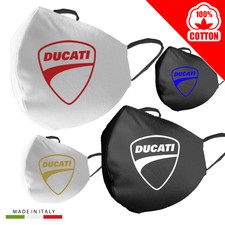 Mascherina Cotone Ducati Personalizzata 100% Made in Italy moto adulto bambino