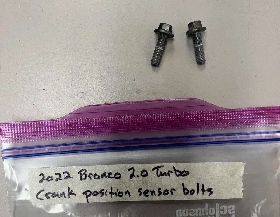 2019-2024 FORD RANGER BRONCO Knock Sensor  Bolts 2.0 Turbo — 第 1/1 张图片