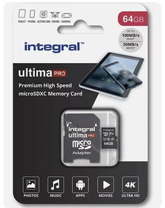 Integral UltimaPro Memory 32 GB MicroSDHC Premium High Speed Memory Card - Picture 1 of 6