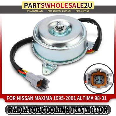 Motor de refrigeração do ventilador do radiador para Nissan Altima 1998-2001 Maxima 1995-2001 INFINITI - Imagem 1 de 4