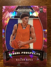 2020-21 KILLIAN HAYES PANINI PRIZM DRAFT PICKS RC #96 PINK ICE GLOBAL PROSPECTS