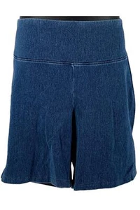 Women with Control Prime Stretch Denim Shorts Midwash - Picture 1 of 3