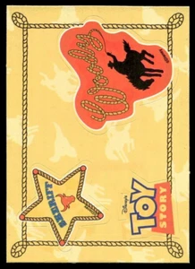 1995 SkyBox Toy Story Badge Stickers #4 Woody Yellow - Picture 1 of 3