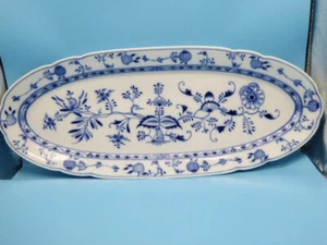Zwiebelmuster Fischplatte Servierplatte HUTSCHENREUTHER ? 64 cm x 26 cm - Bild 1 von 16