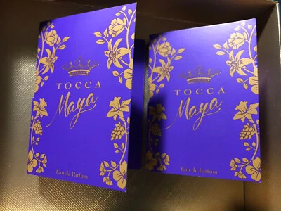 2 X Tocca MAYA Eau De Parfum Muestra Vial Spray con Tarjeta 0.05 OZ / 1,5 ml Nuevo Foto 1 de 2