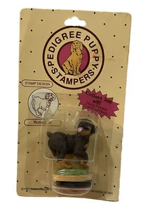 🔥Vintage Pedigree Puppy Stampers Rottweiler Dog Rubber Stamp VTG 1991 Crafter🔥 - Picture 1 of 4