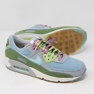 Size 8.5 - Nike Air Max 90 SE Sun ClubBlue Treeline - Picture 1 of 13