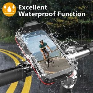 Wasserdichte Handyhalterung für Fahrräder, Motorrad-Navigationshalterung - Bild 1 von 11