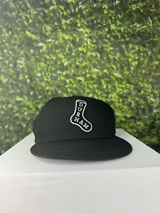 Men's Durham Bulls New Era Black Black Sox Theme Night 59FIFTY Fitted Hat 7 1/8 - Picture 1 of 9
