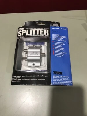 [NEW] TERK 2-WAY INDOOR/OUTDOORS BEST QUALITY SPLITTER, BSP-2, 2 WAY, 1 IN - OUT - Image 1 of 4