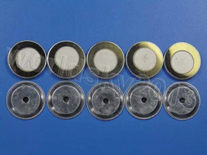 10pz Guarnizione Pellicola Buzzer Rame Ceramica Piezoelettrica 27mm con Coperchio Alluminio - Foto 1 di 1