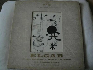 SIR ADRIAN BOULT ELGAR ENIGMA VARIATIONS/WAND OF YOUTH SUITE BOX SET RCA MONO - Picture 1 of 4