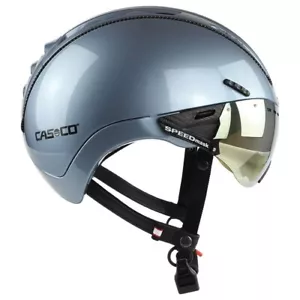 Casco bicicletta con visiera Casco Roadster Plus Skyblau S 50-54 cm - Foto 1 di 1