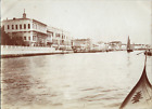 Italie Venise Palazzos Sur Le Canal Vintage Citrate Print Ca1890 Tirage Vin