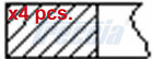 KOLBENRING KIT PASST: ALFA ROMEO 156 1,6 16 V T. SPARK/1,6 16 V T. SPARK . ALFA R