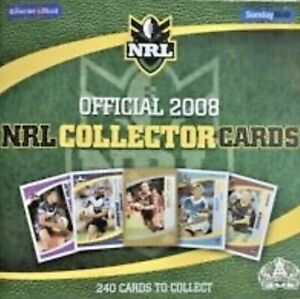 2008 Daily Telegraph NRL Card Team Sets (12 Cards)