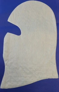 6 (SIX) BREATHABLE OPEN FACE HEAD SOCK FOR PAINT AND SPRAY FOAM- BLUE NONWOVEN - Picture 1 of 1