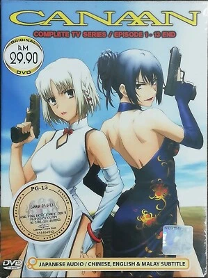 DVD~ANIME CANAAN COMPLETE TV SERIES VOL.1-12 END ENGLISH SUBTITLE REGION ALL - Image 1 of 4
